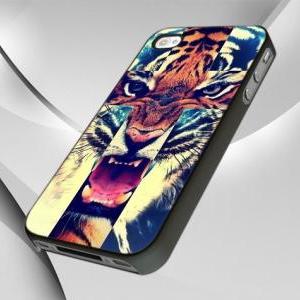 Iphone Cover, Tiger Roar Cross Hipster Quote For..