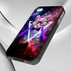 Geek Glasses Posters Case Cover For Iphone 5 Case