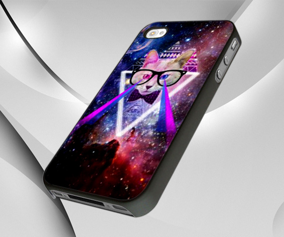Geek Glasses Posters Case Cover For Iphone 4 Or 4s Case